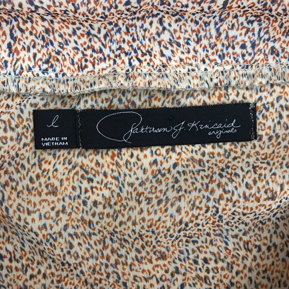 PJK Patrick J Kincaid Peasant Tunic Sheer Dress L - Picture 4 of 8